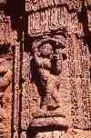 Détail d'une sculpture, temple de Konark