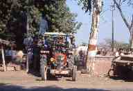 Tracteur décoré, Rajasthan